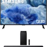 Samsung QN32Q8FAAFXZA 32 Inch Class QLED Q8F 4K Vision AI Smart TV with a HW-Q600F Q Series Soundbar 3.1.2 Ch Sound and Subwoofer (2025)