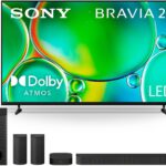 Sony BRAVIA 2 II 75-Inch 4K Ultra HD Smart TV (K-75S20M2) with BRAVIA Theater System 6 5.1ch Home Theater Sound Bar Bundle