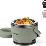 Crock-Pot Crock Pot Lunch Warmer, Green, Stainless Steel, Easy Carry Handle, One Size