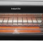 Instant Pot No Preheat Required* 6-in-1 Pizza and Toaster Oven with InstantHeat Technology, Fits a 12″ Fresh or Frozen Pizza, Bake, Toast, Broil, & Reheat