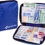 First Aid Only 299 Piece All-Purpose Emergency First Aid Kit for Home, Office, Car, Apartment, Dorm, and Camping, Travel-Friendly Compact Pouch Fits in Backpacks, Suitcases, Cabinets, and Drawers