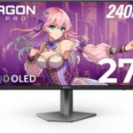 AOC Agon PRO AG276QZD2 27″ OLED Tournament Gaming Monitor 2560×1440, 240Hz 0.03ms, G-SYNC, PS5 Xbox Switch Compatible, Glossy, Black