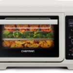 Chefman Air Fryer Toaster Oven Combo, 15 Qt. Countertop Oven for Quick & Healthy Meals, Bake, Broil, Air Fry, Toast, and Bagel Functions, 450°F Max Temp, 4 Slice Toaster Oven Air Fryer Combo – Ivory