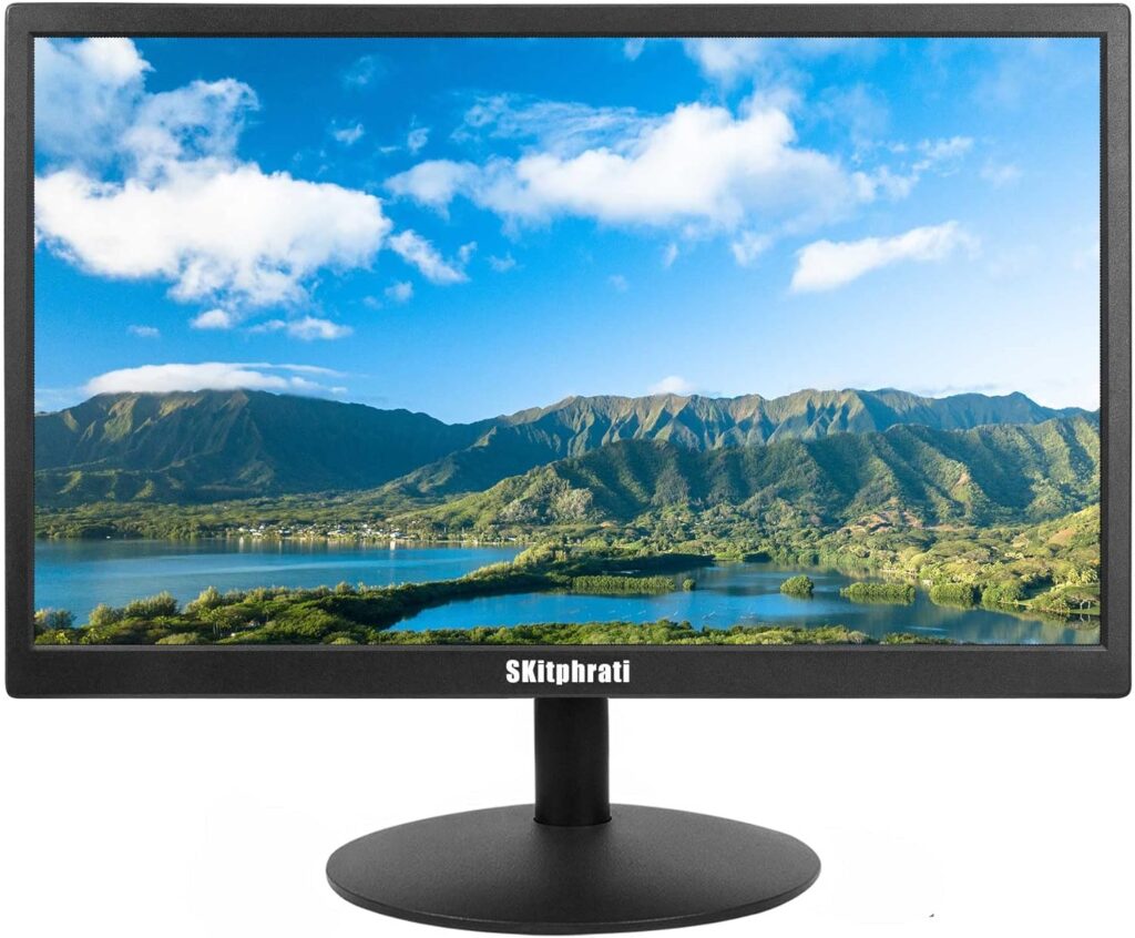 17 inch PC Monitor LED Monitor 1440×900, 75HZ, 5Ms, 16:10, Viewing Angle 95°(Horizontal),TN Panel, VESA Wall Mountable, VGA & HDMI Port, Black