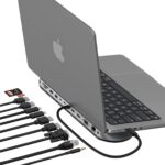 Belkin Connect 11-in-1 Universal USB-C Pro Dock w/ 3-Monitor Support, Silicon Motion Technology – Works with Mac, Windows, and Chromebook – 100W PD w/ 10Gbps Transfer Speeds & 2.5Gbps Ethernet – Grey