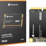 Yottamaster M500 512GB mSATA SSD SATA III 6Gb/s, mSATA Internal Solid State Drive Up to 500MB/s, Mini-SATA with 3D NAND, Compatible with Ultrabooks Desktop PC Laptop, All-in-One PCs, 30x50mm