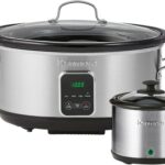 Kenmore 7 Quart Slow Cooker with Diper – Crock pot With Programmable Settings, Digital Controls, Large Capacity for Family Meals, Dishwasher-Safe Stoneware, Warm Rice & Sous Vide Stew