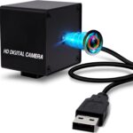 USB Camera 48MP Webcam Ultra HD Autofocus 70 Degree Lens with Metal Case,200ms Fast Automatically Focus Clear USB Camera Plug and Play for PC Raspberry Pi Jetson Nano Laptop Prototype Camera