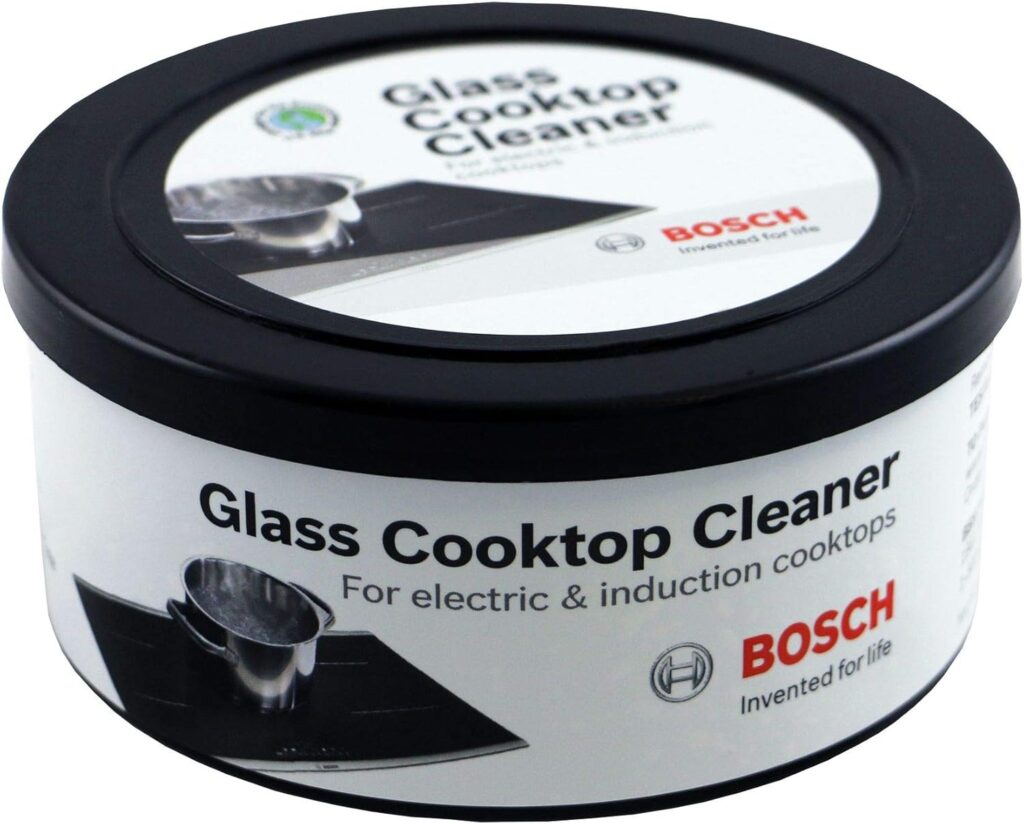 Bosch 12010030 Glass Cooktop Cleaner For Electric & Induction Cooktops Set of Two 12-ounce tubs