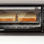 Elite Gourmet ETO236 Personal Compact 2 Slice Countertop Toaster Oven with 15 Minute Timer & Adjustable Temperature, Bake, Broil, & Toast, Black