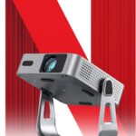 [Official Licensed Netflix&360°Mount]Mini Projector With Wifi And Bluetooth, Visspl Full HD 1080P Portable Small Projector, 4K Support Home Theater Movie Projector, Auto Focus, Indoor And Outdoor Use