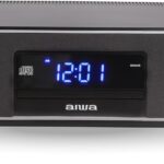 AIWA Exos Home Speaker, Premium 30W RMS Sound System with CD Player, Bluetooth Connectivity, FM Radio, Optical Digital Input, Dual 1” Tweeters + Dual 2” Bass Units, IR Remote Control