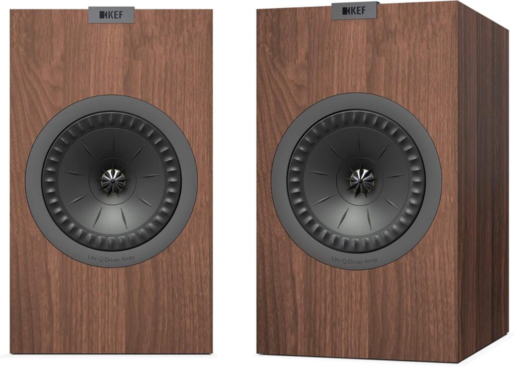 KEF Q350 Bookshelf Speakers – Pair (Walnut)