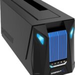 SABRENT USB C Docking Station for M.2 PCIe/NVMe and SATA 2.5/3.5 Inch SSD & HDD with Offline Cloning (DS-UNHC)