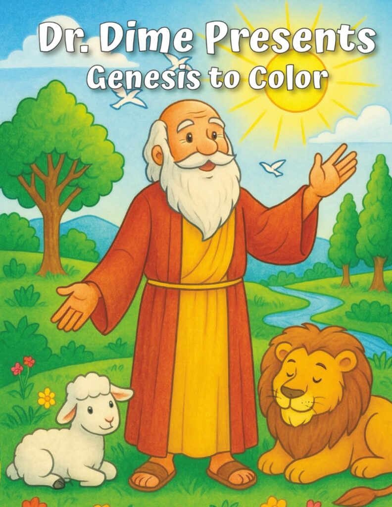 Dr. Dime Presents Genesis to Color