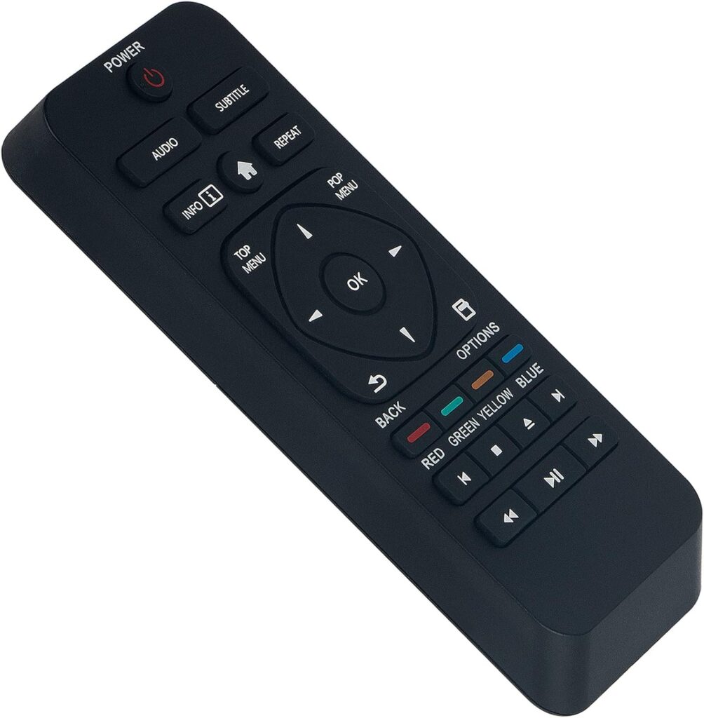 PERFASCIN NC277 NC277UL Replace Remote Control Fit for Philips 4K Ultra HD Blu-ray Player BDP5502/F7 BDP5502/F7A BDP5502/F8 BDP5502 BDP3502 BDP3502/F7