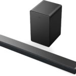 TCL 3.1ch Sound Bar with Wireless Subwoofer (Q6310, 2023 Model), Dolby Audio, DTS Virtual:X, Built-in Center Channel Speaker, Auto Room Calibration, Wall Mount/HDMI Cable Included