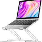 Laptop Stand for Desk, Portable Acrylic Laptop Riser, Ergonomic Adjustable Computer Stand Holder for Notebook MacBook Air Pro, Dell XPS, HP (10-17.3”)