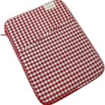 11-13Inch Cute Puffy Laptop Sleeve Fairycore Carrying Laptop Bag Cover Kawaii Tablet Liner Pouch Cottagecore Office Accessories (13inch,Red)