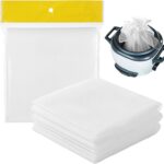 4 Pcs Rice Net, 43.3″×39.4″ Sushi Rice Cooking Net, Non-Stick Fine Mesh Rice Cooker Napkins, Tetoron Rice Nets, Cooking Steam Cloths for Homes, Restaurants, Camping