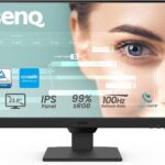 BenQ GW2490 24″ Computer Monitor 100Hz FHD 1920x1080p IPS Eye-Care Tech VESA Mount Thin Bezel Low Blue Light Adaptive Brightness Wall Mount Built-in Speakers DisplayPort HDMI Port2