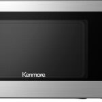 Kenmore Countertop Microwave, 6 Auto-Preset Menus, Child Lock, Defrost & Express Cooking Features, 900 Watt, .9 Cu Ft, Stainless Steel