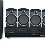 Supersonic SC-37HT 5.1 Surround Sound System, Home Theater with DVD/CD Playback, Karaoke, FM Radio, USB Input, 25W Speakers, Multi-Language Support, Remote Control Included