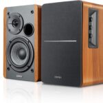 Edifier R1280Ts Powered Bookshelf Speakers – 2.0 Stereo Active Near Field Monitors – Studio Monitor Speaker – 42 Watts RMS with Subwoofer Line Out – Wooden Enclosure