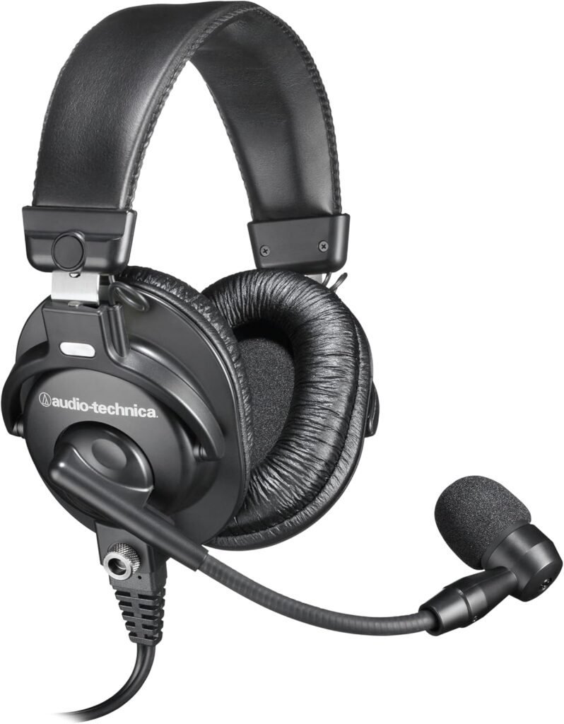 Audio-Technica BPHS1 Broadcast Stereo Headset with Dynamic Cardioid Boom Mic