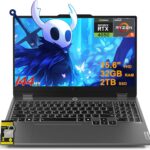 Lenovo LOQ Gaming Laptop 15.6″ FHD IPS 144Hz (100% sRGB G-SYNC) AMD Quad-core Ryzen 5 7235HS 32GB RAM 2TB SSD GeForce RTX 4050 Backlit Nahimic Privacy Camera Rapid Charge Win11 w/ICP Hub