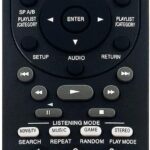 RC-707M Replace Remote Control Fit for Onkyo Home Theater Speaker HT-R560 HT-R667 HT-S5100 HT-S6100 HTP-750X SKB-750X L SKC-750XC SKF-750XF L SKM-750XS L SKW-750X SKF-750XF R SKM-750XS R SKB-750X R