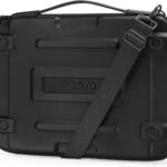 MOSISO Hard Shell Laptop Case Sleeve, 15.6 inch Computer Bag Compatible with MacBook, HP, Dell, Lenovo, Asus, Notebook, 16 inch Abstract Geometric Waterproof Carrying Case Bag with Strap, Black