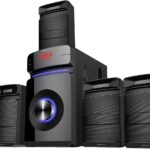 Rockville HTS45 800w 5.1 Channel Home Theater Audio System, Bluetooth Connectivity, USB/SD Playback, Wall-Mountable Speakers, for Home Entertainment