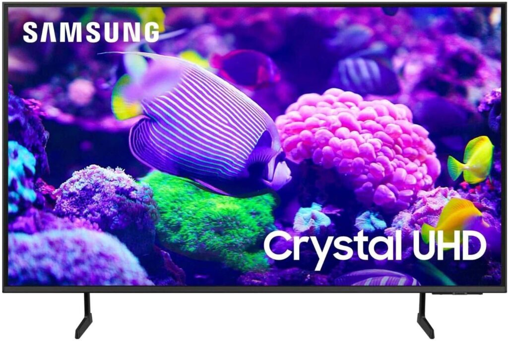 SAMSUNG 65-Inch Class DU7200 Series Crystal UHD 4K Smart Tizen TV PurColor | Mega Contrast | Motion Xcelerator | Q-Symphony-Only UN65DU7200BXZA (Renewed)