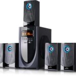 beFree Sound 5.1 Channel Bluetooth Surround Sound Speaker System in Black