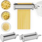 Instant Pot Pasta Maker Attachment for Instant Stand Mixer Pro, Includes Pasta Roller, Fettucine Cutter and Spaghetti Cutter Attachments