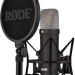 RØDE NT1 Signature Series Condenser Microphone with SM6 Shockmount and Pop Filter – Black