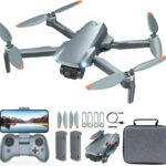 1080P HD FPV Camera Drone – Foldable RC Quadcopter with Real-time FPV Transmission, Headless Mode, 2 Batteries for 30 Mins Flight, Voice Control, Gesture Selfie, FPV Camera Drone for Beginners/Kids/Adults, Beginner Friendly, Portable Travel Case
