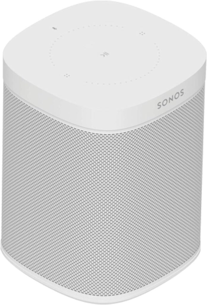 Sonos All-new Sonos One – Smart Speaker with Alexa voice control built-In. Compact size with incredible sound for any room. (Renewed)