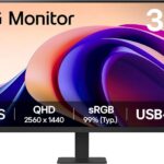 LG 32U631A-B 32-inch QHD (2560 x 1440) IPS Computer Monitor, 100Hz, 5ms, HDR10, Reader Mode, Flicker Safe, HDMI, USB Type-C 15W PD, Black