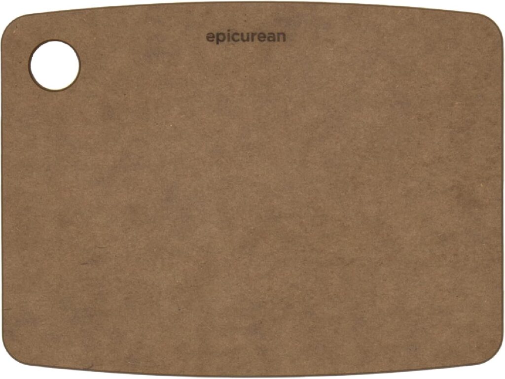 Epicurean Kitchen Series Cutting Board, 8-Inch × 6-Inch, Nutmeg