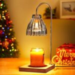 Candle Warmer Lamp with Timer – Electric with 1 Bulbs – Dimmable for Jar Candles – Wax Melter Vintage Home Decor – Melter Lamp Gifts for Women Birthday Wedding