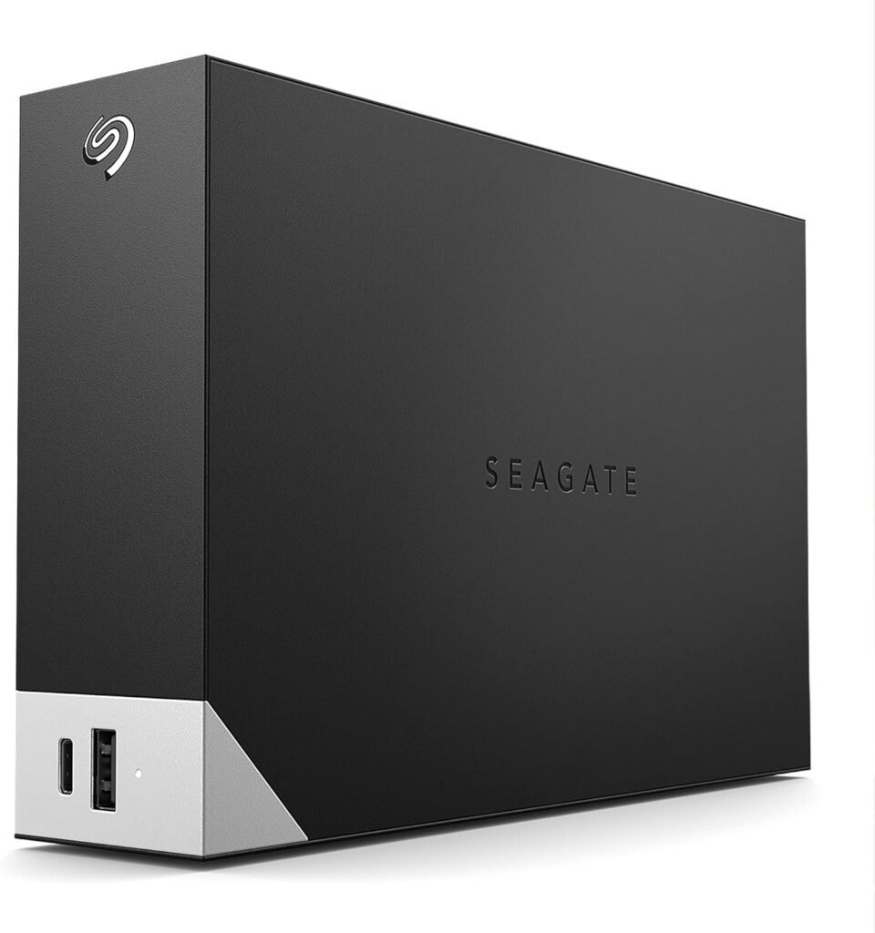 Seagate One Touch Hub 8TB External Hard Drive Desktop HDD (STLC8000400) (Renewed