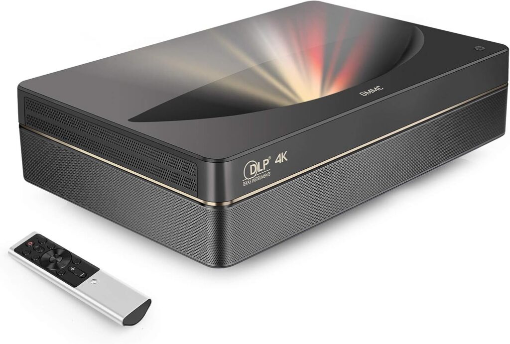 4K UHD Laser TV Home Theatre Projector | Bright 2500 ANSI Lumens | Ultra Short Throw | Built-in Integrated SoundBar | Smart Android System| 3G RAM+64G Storage