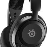 SteelSeries Arctis Nova 1 Multi-System Gaming Headset — Hi-Fi Drivers — 360° Spatial Audio — Comfort Design — Durable — Ultra Lightweight — Noise-Cancelling Mic — PC, PS5/PS4, Switch, Xbox – Black
