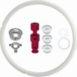 Replacement Sealing Ring Set for Instant Pot Pro 60 Pro Plus 60 Duo Evo Plus 60 6 Qt, Include Sealing Ring Float Valve Seal and Anti-Block Shield, Set of 9