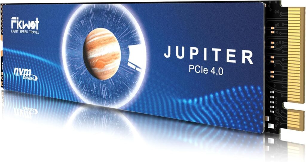 FX991 M.2 SSD 4TB NVMe SSD M2 2280 PCIe Gen 4×4, Read Up to 7000MB/s, Internal Solid State Drive for PS5 Laptop Desktop 3D QLC NAND