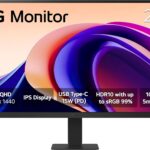 LG 27U631A-B 27-inch QHD (2560 x 1440) IPS Computer Monitor, 100Hz, 5ms, HDR10, Reader Mode, Flicker Safe, HDMI, USB Type-C 15W PD, Black