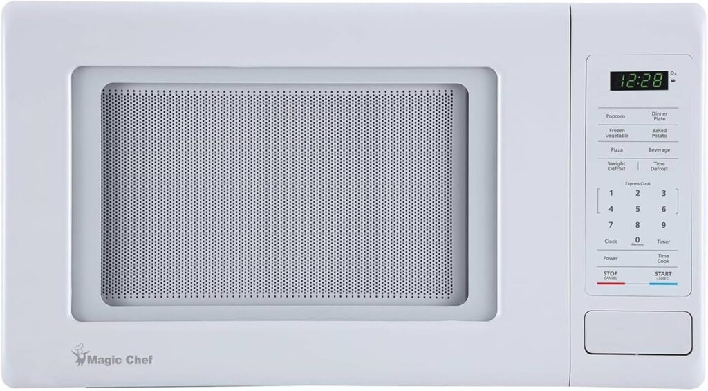 Magic Chef MC99MW Microwave, 0.9 cu ft, White