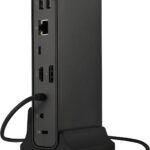 Asus DC300 Docking Station – for Mouse, Keyboard, Monitor, Notebook – Charging Capability – Memory Card Reader – SD – 150 W – USB Type C – 3 Displays Supported – 4K – 3840 x 2160-6 x USB Ports – 3 x